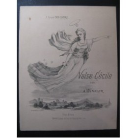 WINKLER A. Valse Cécile Piano