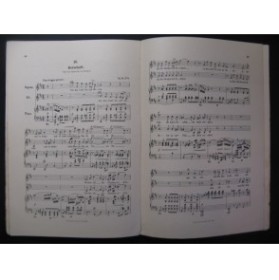 SCHUMANN Robert Duette Chant Piano