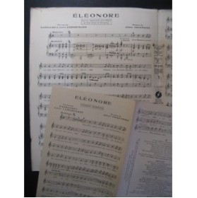 CHANTRIER Albert Éléonore Chant Piano 1922
