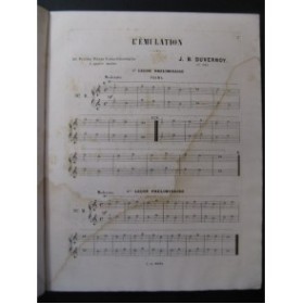 DUVERNOY Jean Baptiste L'émulation-20 Pièces Piano 4 mains ca1870