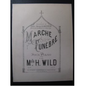WILD H. Marche Funèbre Piano ca1890