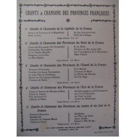 Album National des Chansons de France Chant Piano