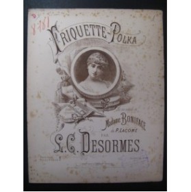 DESORMES L. C. Friquette Polka Piano 1883