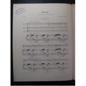 SAINT-SAËNS Camille Phryné No 6 Chant Piano 1893