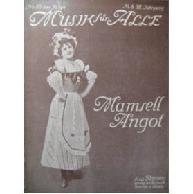 LECOCQ Charles Mamsell Angot Piano 1911