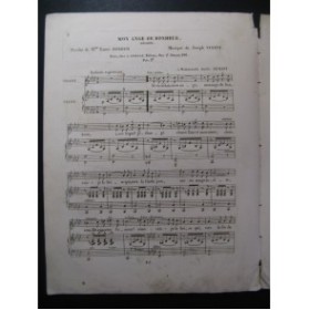 VIMEUX Joseph Mon Ange de Bonheur Chant Piano ca1840