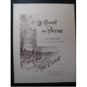 PURAT Marc Le Chant du Pâtre Piano Violon