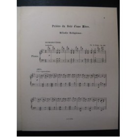 BLAKE Ch. D. Prière du Soir d'une Mère Piano ca1887