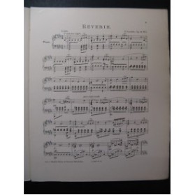 LUZZATTO F. Rêverie Piano 1892