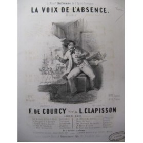 CLAPISSON Louis La Voix de l'Absence Chant Piano 1852