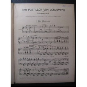 ADAM Adolphe Le Postillon de Lonjumeau Piano 1910