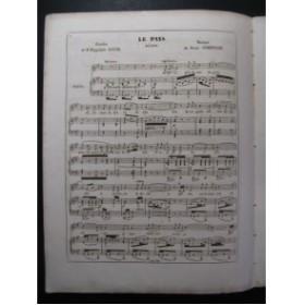 COMETTANT Oscar Le Pays Chant Piano ca1840