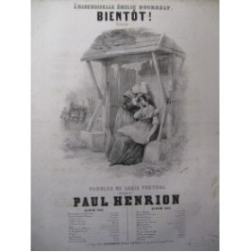 HENRION Paul Bientôt Chant Piano 1846