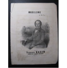 BAZIN François Madeleine Chant Piano XIXe