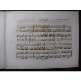 BOSISIO Le Cadi Quadrille Piano ca1845