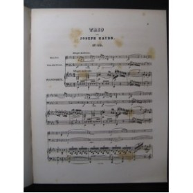 HAYDN Joseph Trio No 20 Piano Violon Violoncelle ca1855