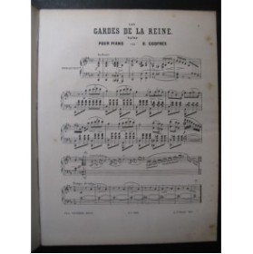GODFREY Daniel Les Gardes de la Reine Piano ca1865