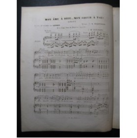 CLAPISSON Louis Mon âme à Dieu Mon coeur à Toi Chant Piano 1851