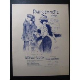 DEVAL-SUZON A. Parisiennette Chant Piano 1905