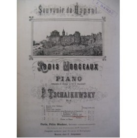 TCHAIKOVSKI P. Chants sans paroles op 2 No 3 Orchestre ca1892