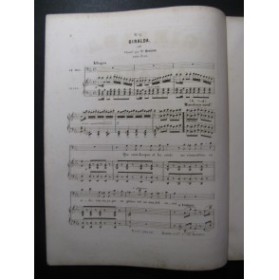 ADAM Adolphe Giralda No 6  Air Chant Piano ca1850