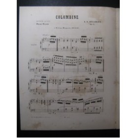 DELAHAYE L. L. Colombine Piano ca1880