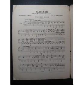 VERRIMST V. F. Pantomime 8 Petits Morceaux Piano 4 mains