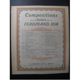 SOR Ferdinand Fantaisie No 3 op 10 Guitare