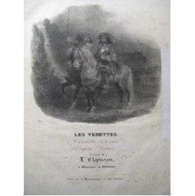 CLAPISSON Louis Les Vedettes Chant Piano ca1830