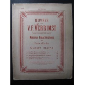 VERRIMST V. F. 12 Rondes Enfantines Piano 4 mains