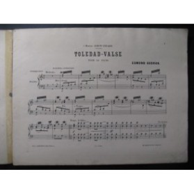 AUDRAN Edmond L'Enlèvement de la Toledad Piano ca1895