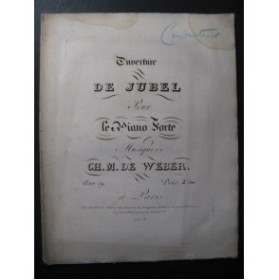 WEBER Jubel Ouverture Orchestre ca1830