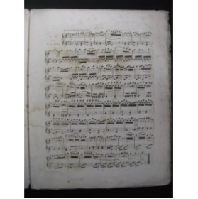 LATOUR T. Duo sur La Flute Enchantée de Mozart Piano 4 mains ca1840