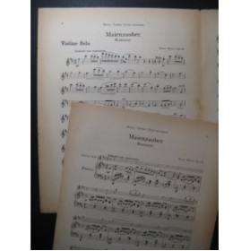 KLOSE Oscar Maienzauber Piano Violon 1921