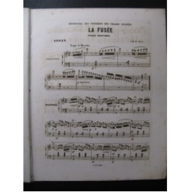 ARBAN Jean-Baptiste La Fusée Piano 1862