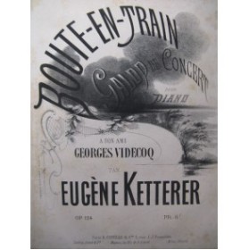 KETTERER Eugène Boute en Train Piano ca1860
