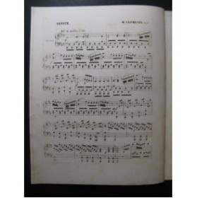 CLEMENTI Muzio Sonate Ré Majeur op 21 Piano ca1855