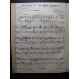 SEGO Paul Célèbre Valse Hésitation Boston Piano 1920