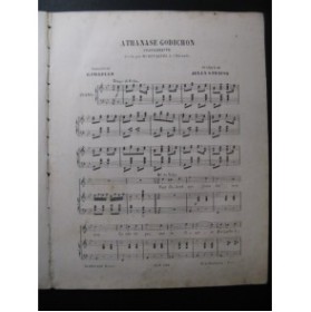 STRAUSS Jules Athanase Godichon Butscha Chant Piano ca1880