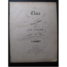 CADOT Louis Clara Redowa Piano XIXe