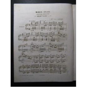 TALEXY Adrien Fantaisie Marco Spada Auber Piano 1853