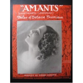 CRÉMIEUX Octave Amants Chant Piano 1924