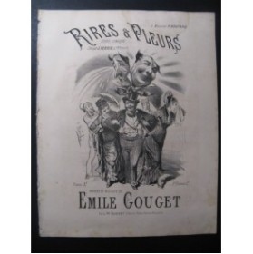 GOUGET Emile Rires et Pleurs Butscha Chant Piano ca1880
