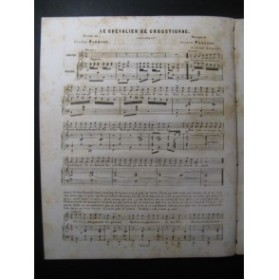 PARIZOT Victor Le Chevalier de Croustignac Chant Piano ca1850