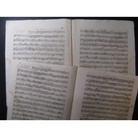 SACCHINI Antonio Renaud Opera Ouverture 2 Violons ca1787