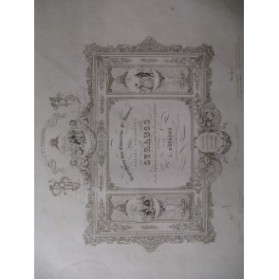 STRAUSS Johann La Belle Gabrielle Piano ca1840