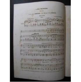 HENRION Paul A toi toujours Piano Chant ca1850