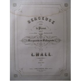 HALL L. Berceuse op 67 Piano 1853