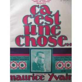 YVAIN Maurice Ta Bouche Ca c'est une Chose Piano 1922