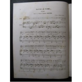 DASSIER Ernest Va t'en je t'aime Chant Piano ca1848
